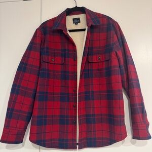 Jcrew Sherpa overshirt M